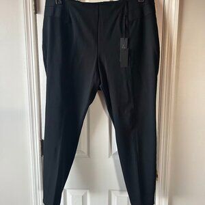 NWT Lane Bryant INNERSCULPT Ponte Legging Size 24 Black Seamed Women's Plus NEW